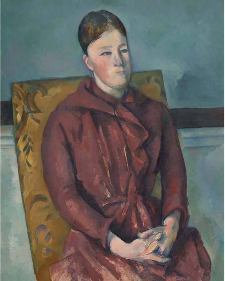 Madame Cezanne in a Yellow Chair (1888-90) rivela le stranezze dell'occhio umano, incluso il fenomeno 